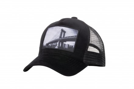 Keps - Gårda Velvet Trucker Manhattan Bridge (svart)