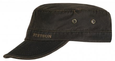Gubbkeps / Flat cap - Stetson Army Cap (brun)