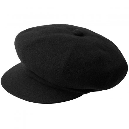 Gubbkeps / Flat cap - Kangol Wool Spitfire (svart)