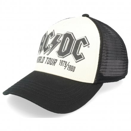Keps - American Needle ACDC Sinclair Trucker (svart/vit)
