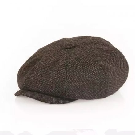 Gubbkeps / Flat cap - Gårda Haxey Newsboy Cap (brun)