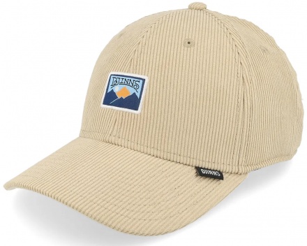 Keps - Djinns 6 Panel TrueFit Corduroy Cap Mountains (beige)