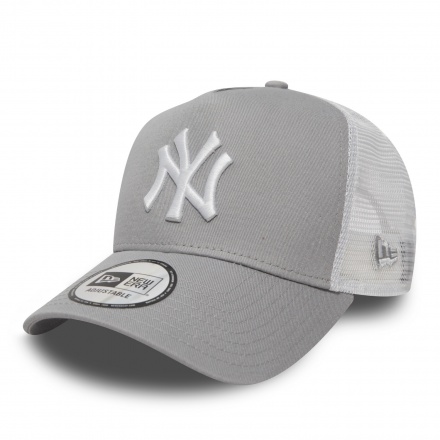 Keps - New Era New York Yankees 9FORTY Trucker (grå/vit)
