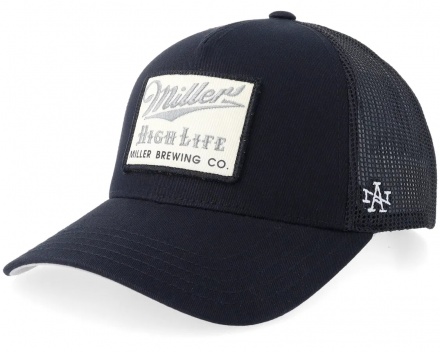 Keps - American Needle Miller High Life Trucker (svart)