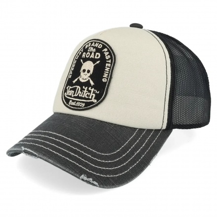 Keps - Von Dutch Speedway Brand Fastening Trucker (offwhite/svart)
