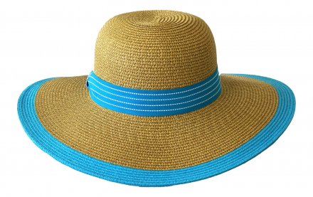 Hattar - Jacaru Ribbon Detail Hat (blå/beige)