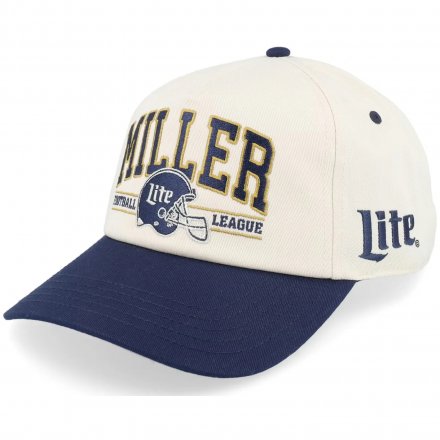 Keps - American Needle Miller Lite Roscoe Football Cap (offwhite/blå)