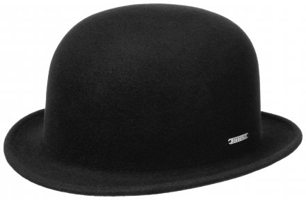 Hattar - Stetson Classic Unisex Bowler Wool Hat (svart)