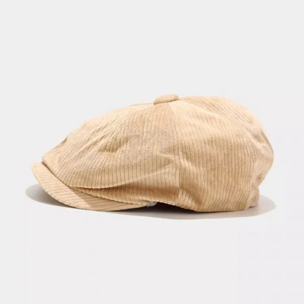 Gubbkeps / Flat cap - Gårda Belmont Corduroy Cap (beige)