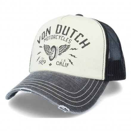 Keps - Von Dutch Crew 2 Trucker (vit/svart)