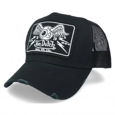 Keps - Von Dutch Square Patch Trucker (svart)