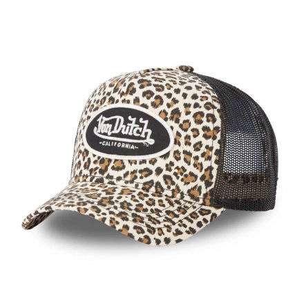 Keps - Von Dutch Oval Patch Trucker (leopard)