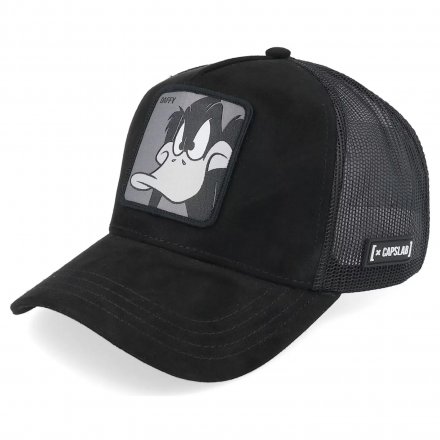 Keps - Capslab Looney Tunes Daffy Duck DUC Trucker (svart)