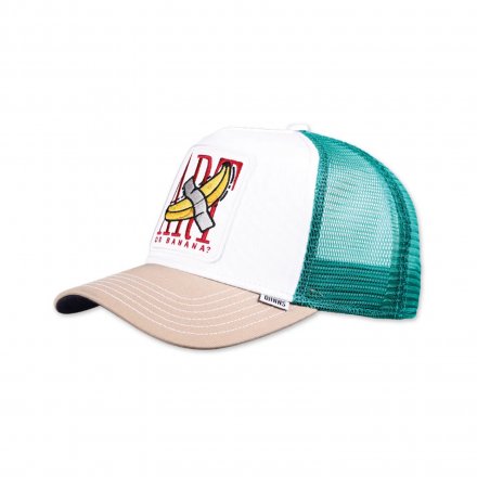 Keps - Djinns HFT Food Banana Trucker (vit/turkos)
