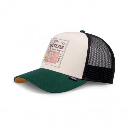 Keps - Djinns HFT Food Oysters Trucker (vit/grön)