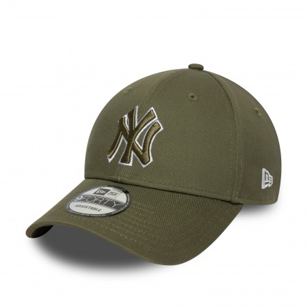 Keps - New Era New York Yankees 9FORTY (militärgrön)