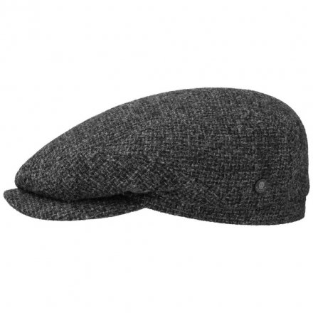 Gubbkeps / Flat cap - Stetson Belfast Wool Rough (grå)