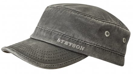 Gubbkeps / Flat cap - Stetson Winter Army Cap (svart)