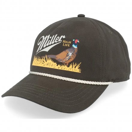 Keps - American Needle Miller High Life Canvas Cappy (militärgrön)