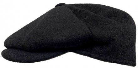 Gubbkeps / Flat cap - Gårda Cuba Newsboy Cap (svart)