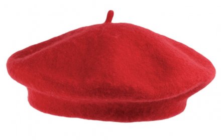 Basker - Wool Fashion Beret (röd)