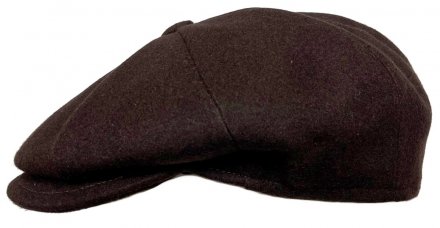 Gubbkeps / Flat cap - Gårda Cuba Wool Newsboy Cap (brun)
