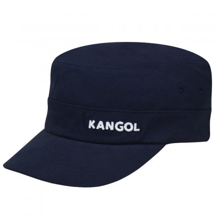 Gubbkeps / Flat cap - Kangol Cotton Twill Army Cap (navy)
