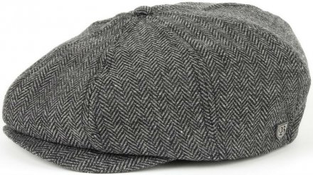 Gubbkeps / Flat cap - Brixton Brood (grå-svart)