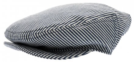 Sixpence / Flat cap - CTH Ericson Carl Junior Candy Stripe (blå/hvit)