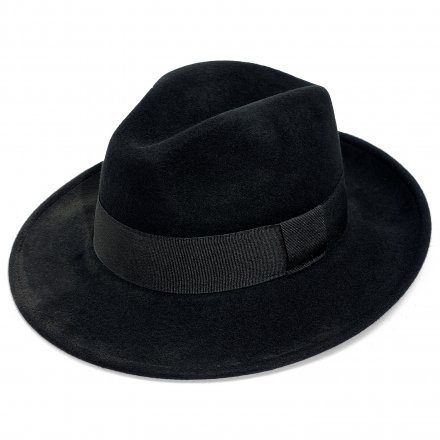 Hattar - Gårda Volterra Fedora Wool Hat (svart)
