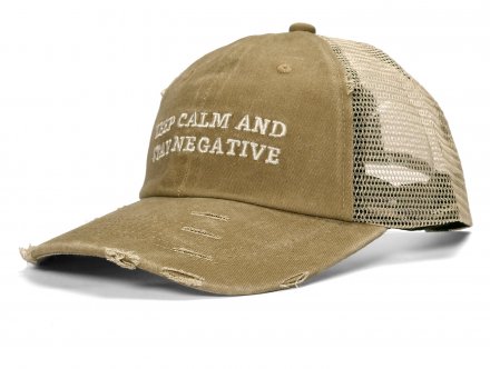 Keps - Gårda Washed Trucker Keep Calm (beige)