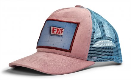 Keps - Gårda Velvet Trucker Exit (rosa)