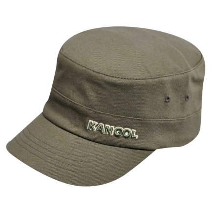 Gubbkeps / Flat cap - Kangol Cotton Twill Army Cap (grön)