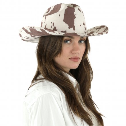 Hattar - Gårda Bozeman Cowboy (vit/brun)