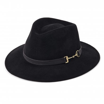 Hattar - Gårda Braga Wool felt Fedora (svart)