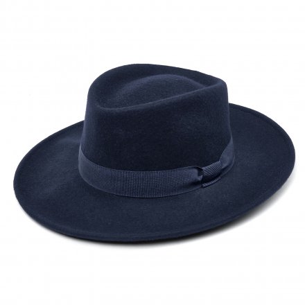 Hattar - Gårda Napoli Fedora Wool Hat (navy)