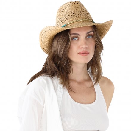 Stråhatt - Gårda Santorini Western Hat (natur)