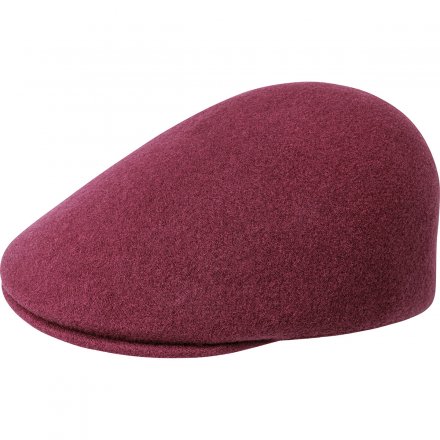 Gubbkeps / Flat cap - Kangol Seamless Wool 507 (cranberry)