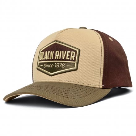Keps - Black River Timber Trucker (beige/grön)