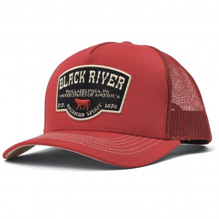 Keps - Black River Foundry Trucker (röd)
