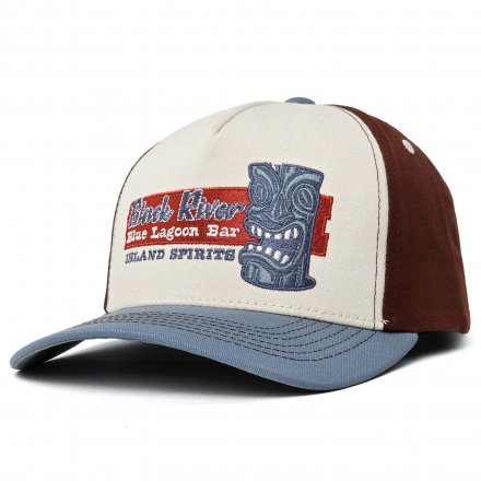 Keps - Black River Lagoon Bar Trucker (offwhite/blå)