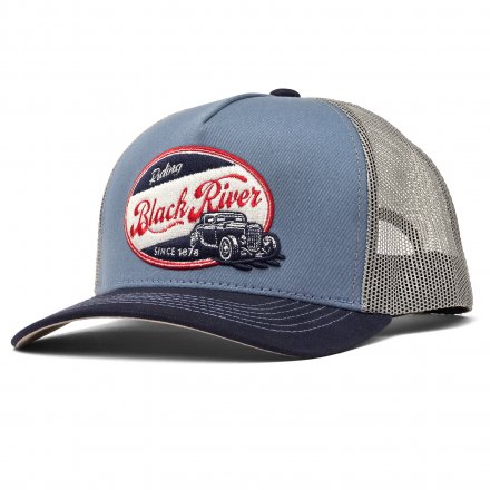 Keps - Black River Riding Trucker (blå)