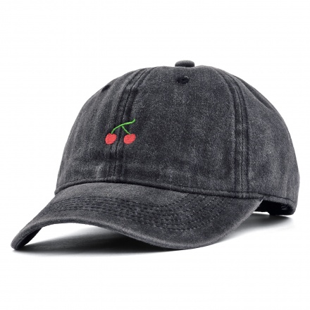 Keps - Gårda Cherry Washed Cap (grå)