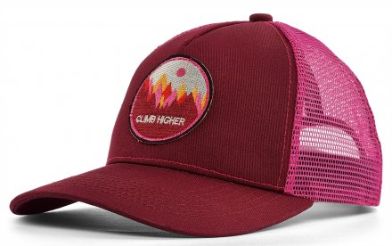 Keps - Gårda Trucker Climb Higher (vinröd)