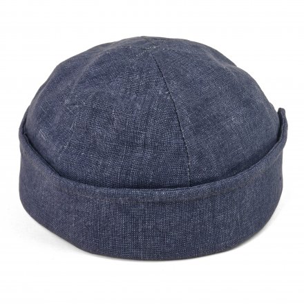 Mössor - Gårda Cavo Linen Docker Beanie (blå)