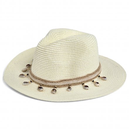 Stråhatt - Gårda Nerja Fedora (creme)