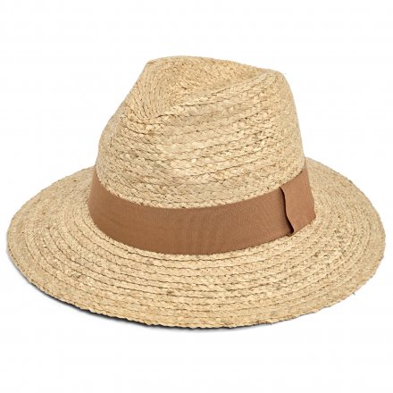 Stråhatt - Gårda Positano Fedora (natur/khaki)