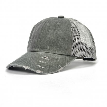 Keps - Gårda Washed Trucker (warm grey)