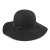 Hattar - Vintage Wool Floppy Hat (svart)