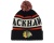 Mössor - American Needle Chicago Blackhawks Pillow Line Knit (svart/vit/röd)